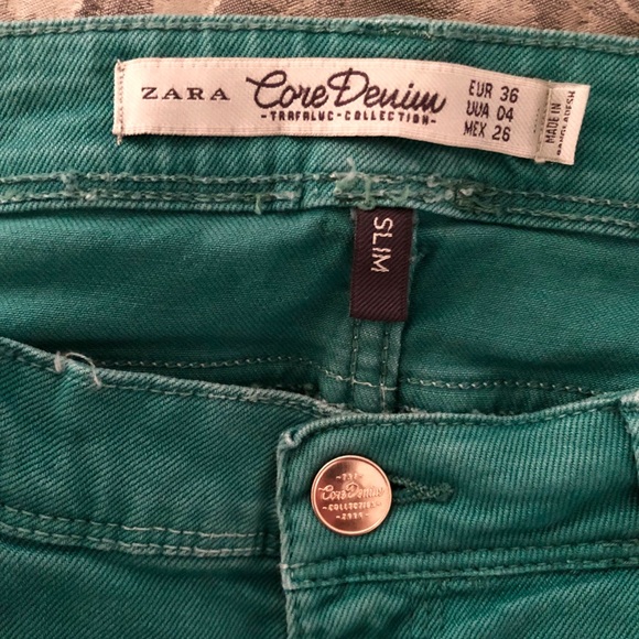 green core denim